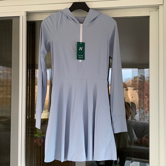Halara hooded sports dress. Size M. Light Blue. - Picture 1 of 5